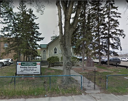 Saint Nicholas Romanian Regina rear entrance 2.png