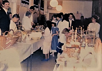 Blessing Pascha baskets, second Temple 1998.png
