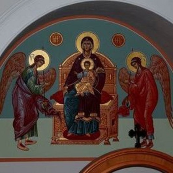 Icon above the High Place Holy Transfiguration London.jpg