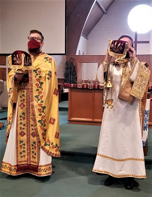 First Divine Liturgy March 2021 Great Entrance 2.png