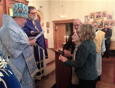 Olga Mogiljansky receives the Saint Tikhon Medal 2.png