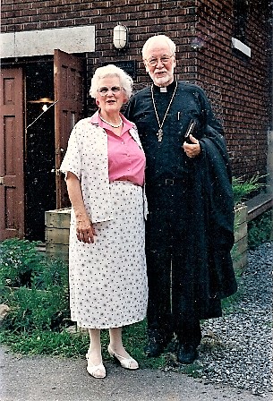 1989 Father Dan & Vera at Clarey Avenue Church s 3.jpg